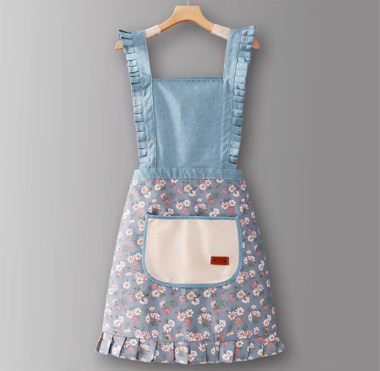 The Hostess Apron - French Blue