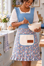The Hostess Apron - French Blue